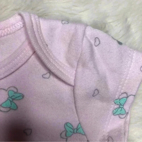 Disney Baby  Onesie Pink Minnie Mouse Size Newborn - Picture 4 of 16
